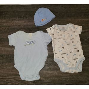 GERBER Infant Boys 0-3 Mos (3pc Set)